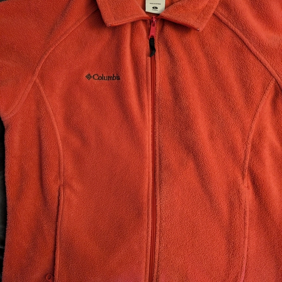Columbia Women's Pink/Coral Fleece Jacket - Picture 1 of 6